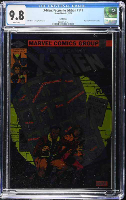 X-Men #141 - Vol. 1 (01/2024) - Facsimile Edition CGC 9.8 - Marvel