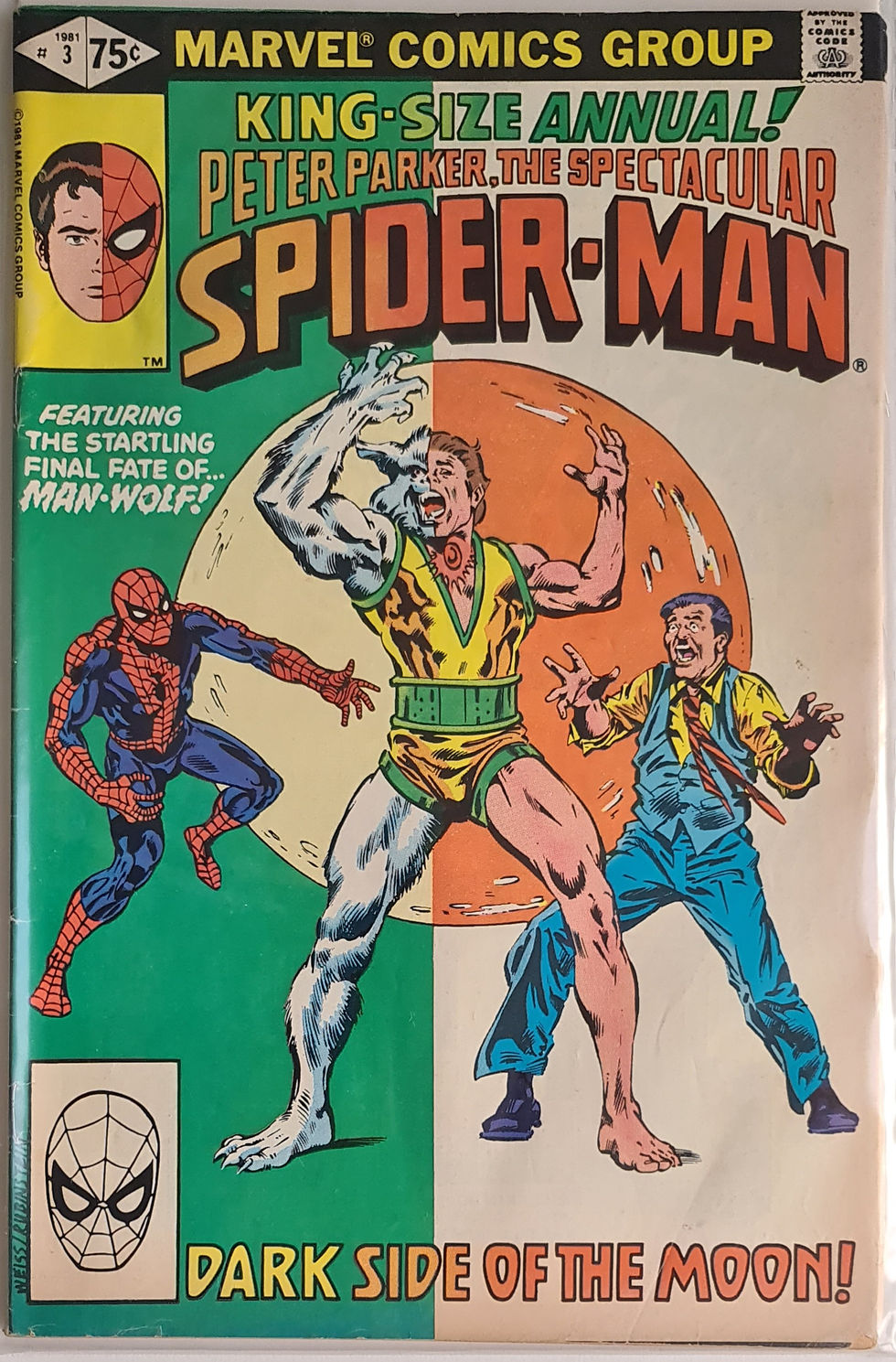 Spectacular Spider-Man Annual #3 (09/1981) - Peter Parker VF+ - - Peter Parker