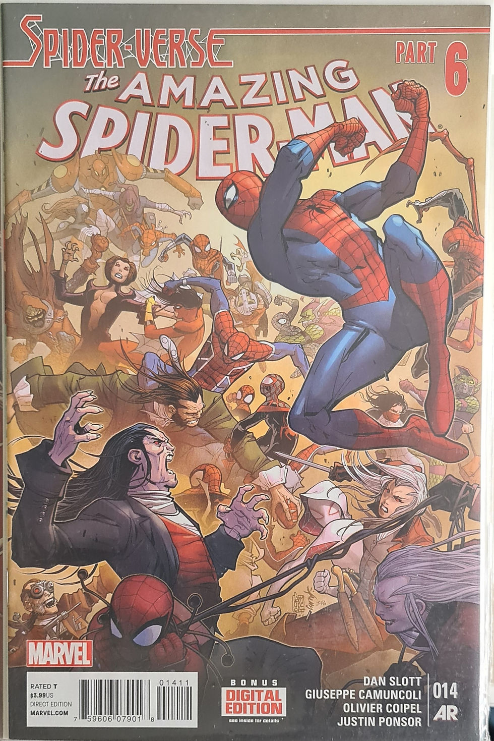 Amazing Spider-Man #14 - Vol. 3 (04/2015) - 3rd cameo of Web-Slinger NM - Marvel