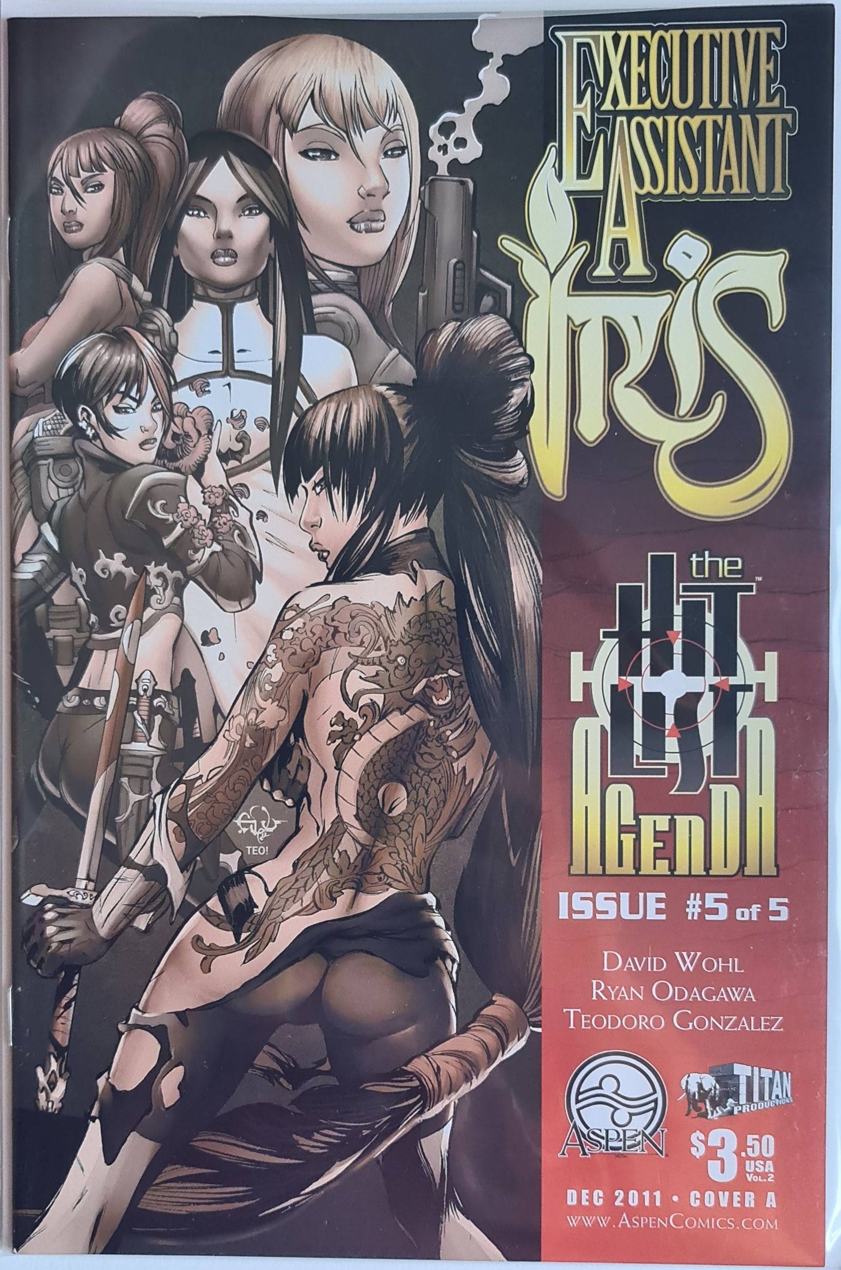 Executive Assistant: Iris #5 of 5 (12/2011) Cover A by Eduardo Francisco - NM