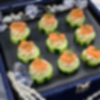 Smoked Salmon Cucumber Bites