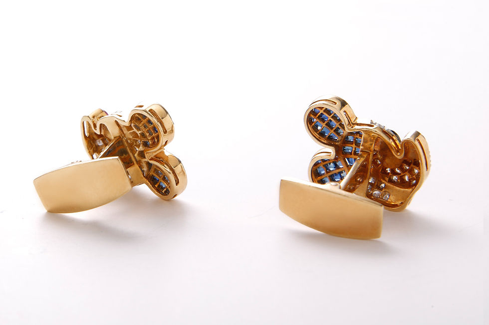 Thumbnail: 18k Mickey Mouse Cufflinks