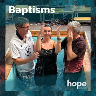A person being baptised