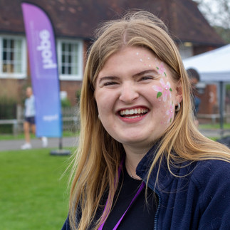 A person smiling