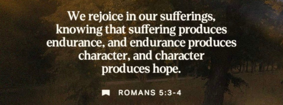 romans 5:3-4