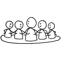 samenwerken van een team