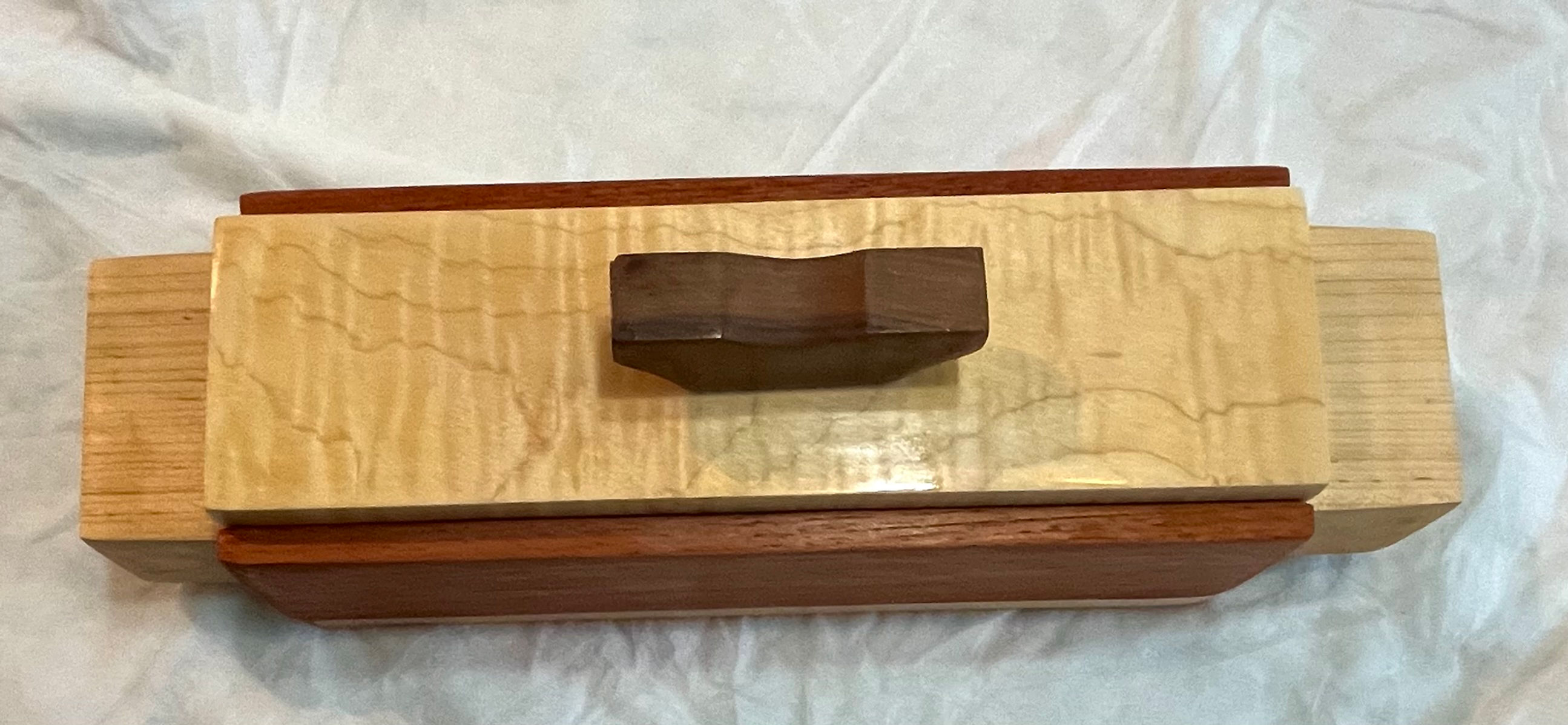 Flame Maple Cache Box