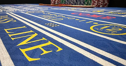 Fun casino Craps table at a corporate event