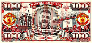 A Fun Money note for the  Football fan.