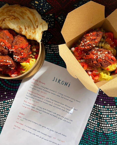 Jikoni East Africa food with Kabisa napkins
