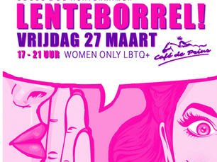 Vrijdag 27 maart - Lenteborrel ODOSO in Café de Prins Groningen