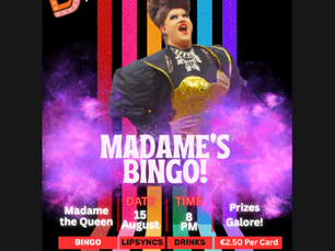 Vrijdag 15 augustus - Madame's Bingo bij Dorothy's