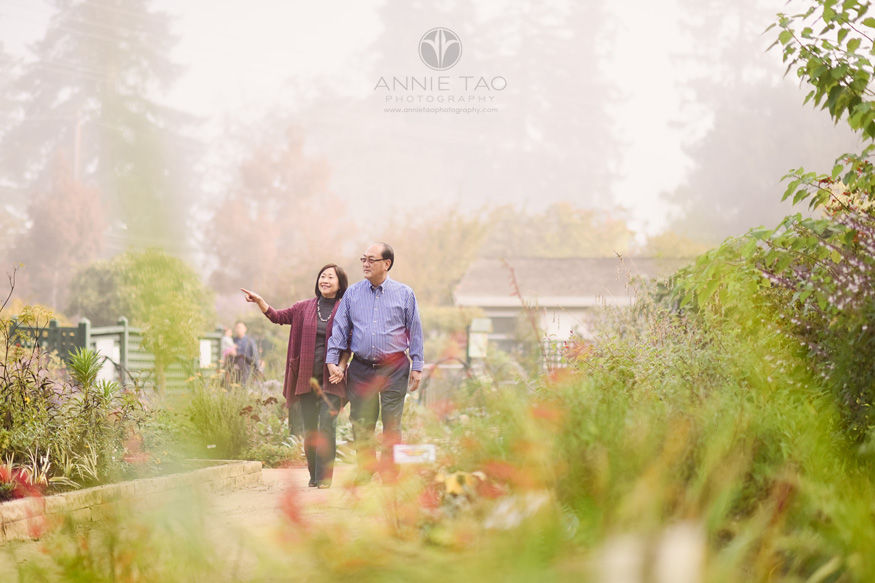 Bay-Area-lifestyle-couple-photography-senior-couple-walking-together-in-garden