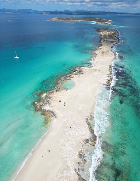 Formentera Spain drone
