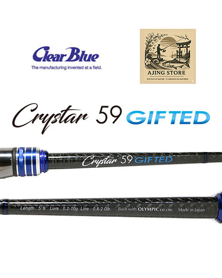 釣猫/【保証書付】ClearBlue Crystar 59 GIFTED Clear Blue Crystar 59GIFTED | Ajing Store