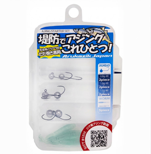 投げ売り！アジングスターターセット Arukazik Japan Ajing Starter Set - TYPE A | JDM Light Game Jighead
