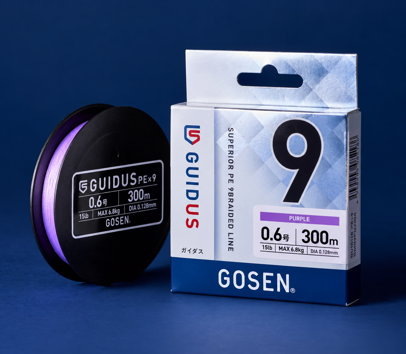 Gosen Guidus PEx9 Purple 300m