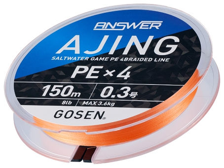 Gosen Answer Ajing PE X4 - Why This JDM Braid Rules European Light Game