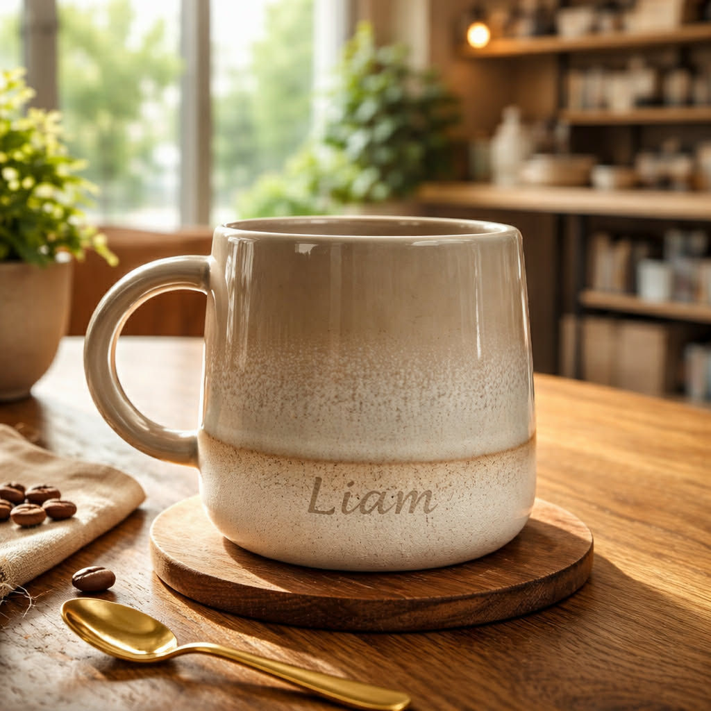 Sass & Belle Mojave Grey Mug - Free Personalisation