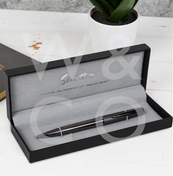 Stratton Ball Point Pen - Gun Metal Grey