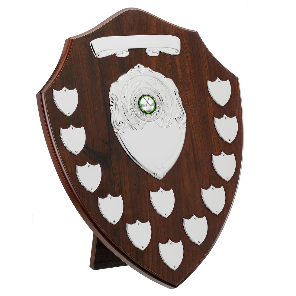 Thumbnail: Dark Cherry Presentation Shield 7, 9 or 12 Year