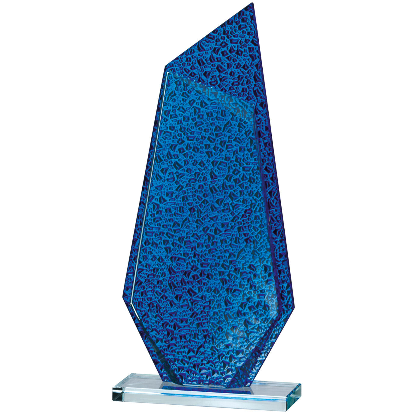 Jade Blue Glass Award - GC314