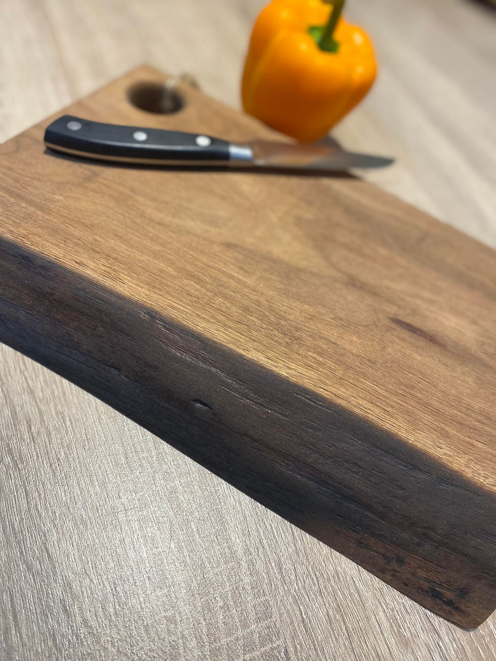 Live Edge Walnut Hand Crafted Board