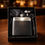 Thumbnail: 6oz Hip Flask in Faux Leather Pouch - Black