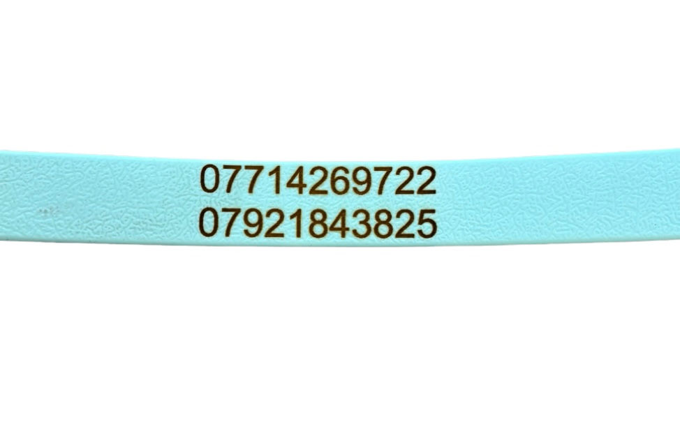 Thumbnail: Handmade Biothane Dog Collar - Seafoam