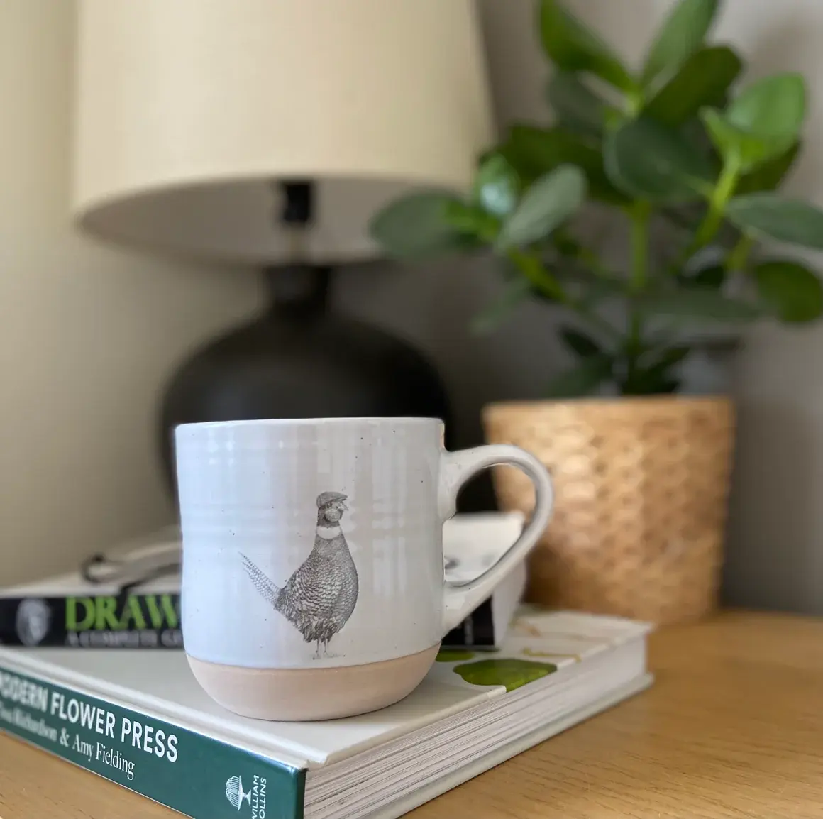 Katherine Sheard Stoneware Mug - Perry Pheasant