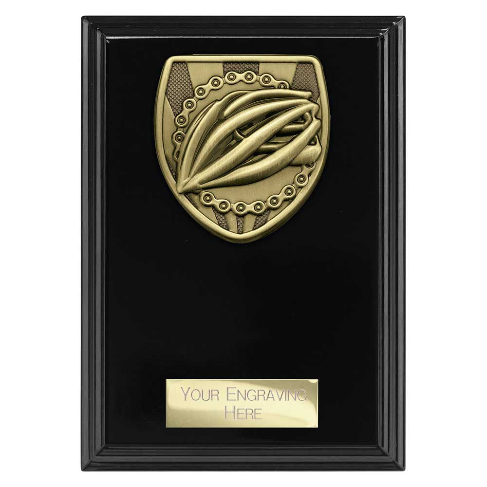 Cobra Black Plaque Cycling Award PL25139