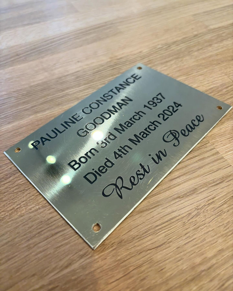 Thumbnail: Exterior Brass Plaque