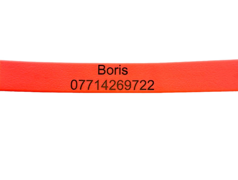 Thumbnail: Handmade Biothane Dog Collar - Orange