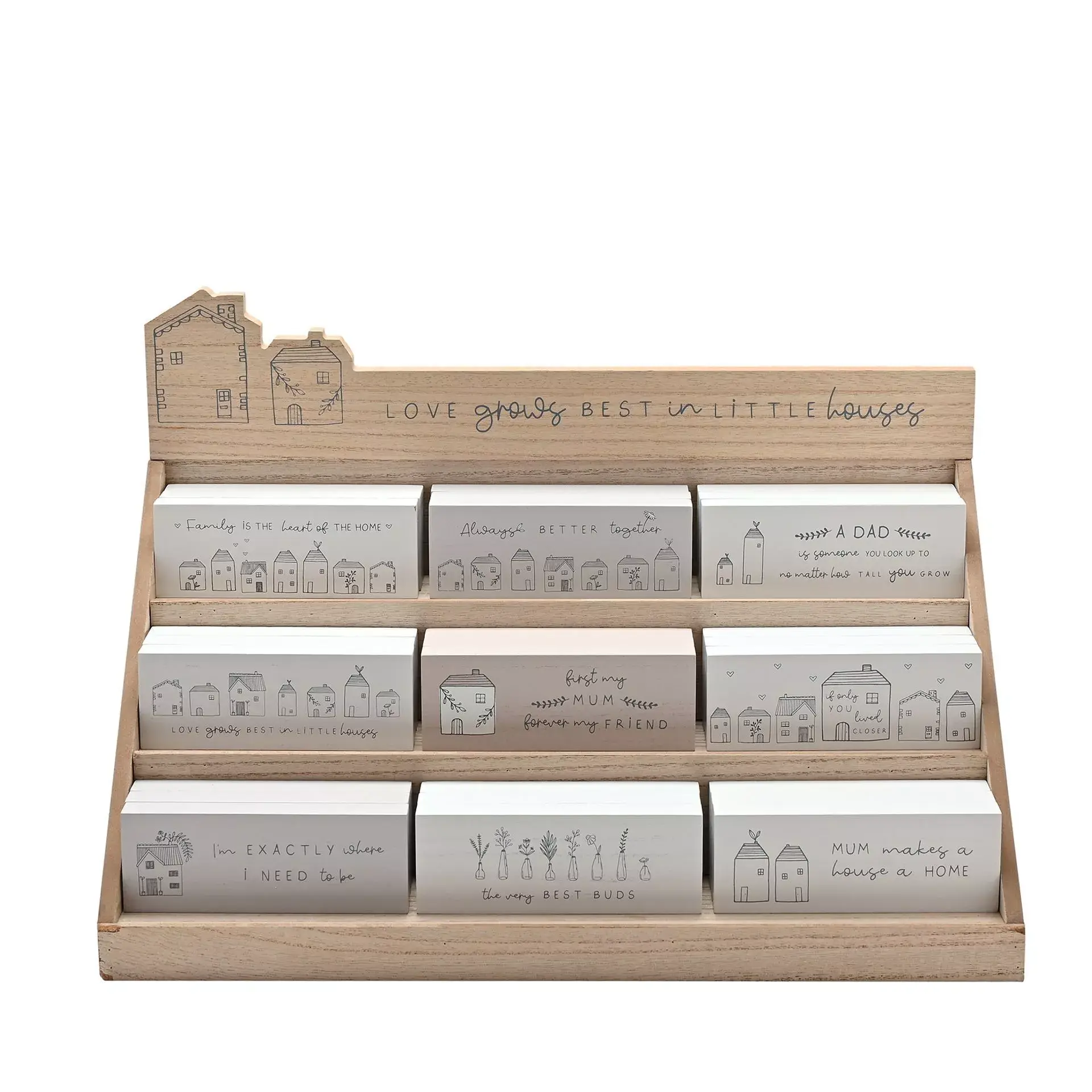 Moments Mantel Block Plaque - Various Designs