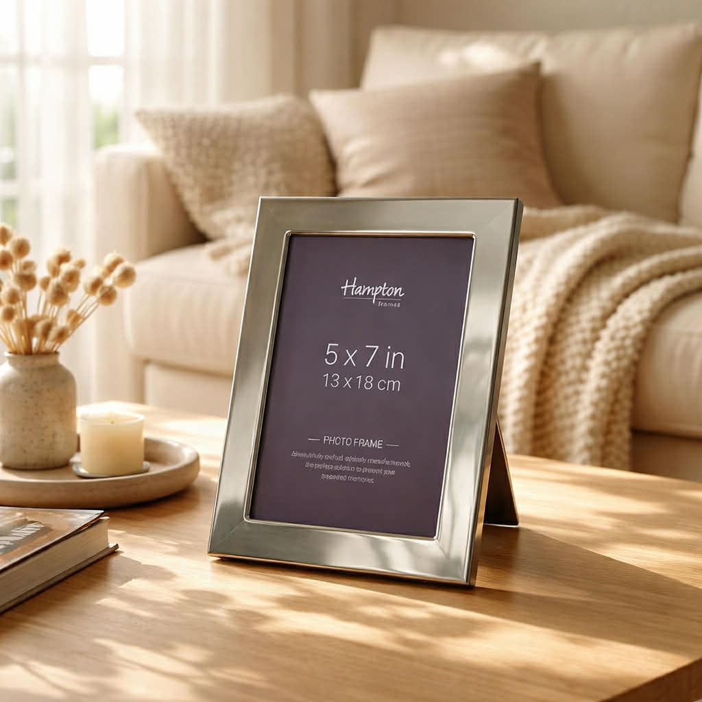 Black Nickel Picture Frame7" x 5"