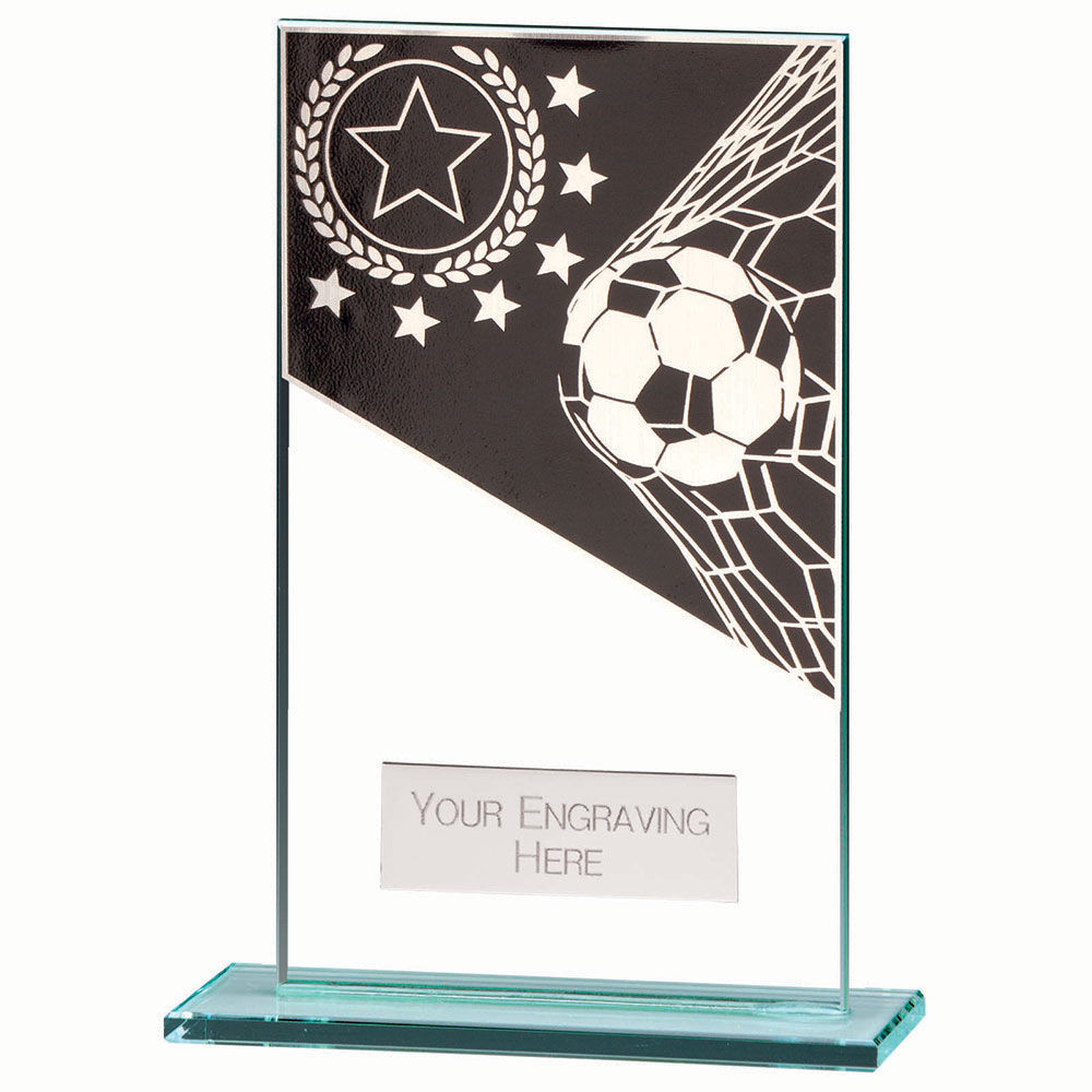 Mustang Jade Football Award - Black- CR22205