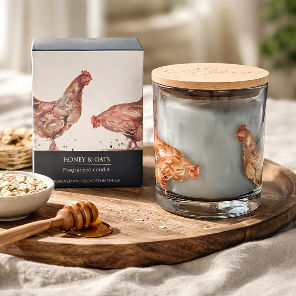Meg Hawkins Honey and Oats Candle - Chicken