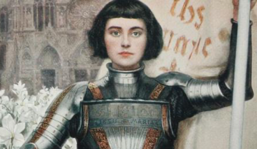 1903 engraving of St. Joan of Arc by Albert Lynch