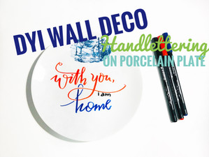 COOL DIY Wall Deco with Porcelaine Markers
