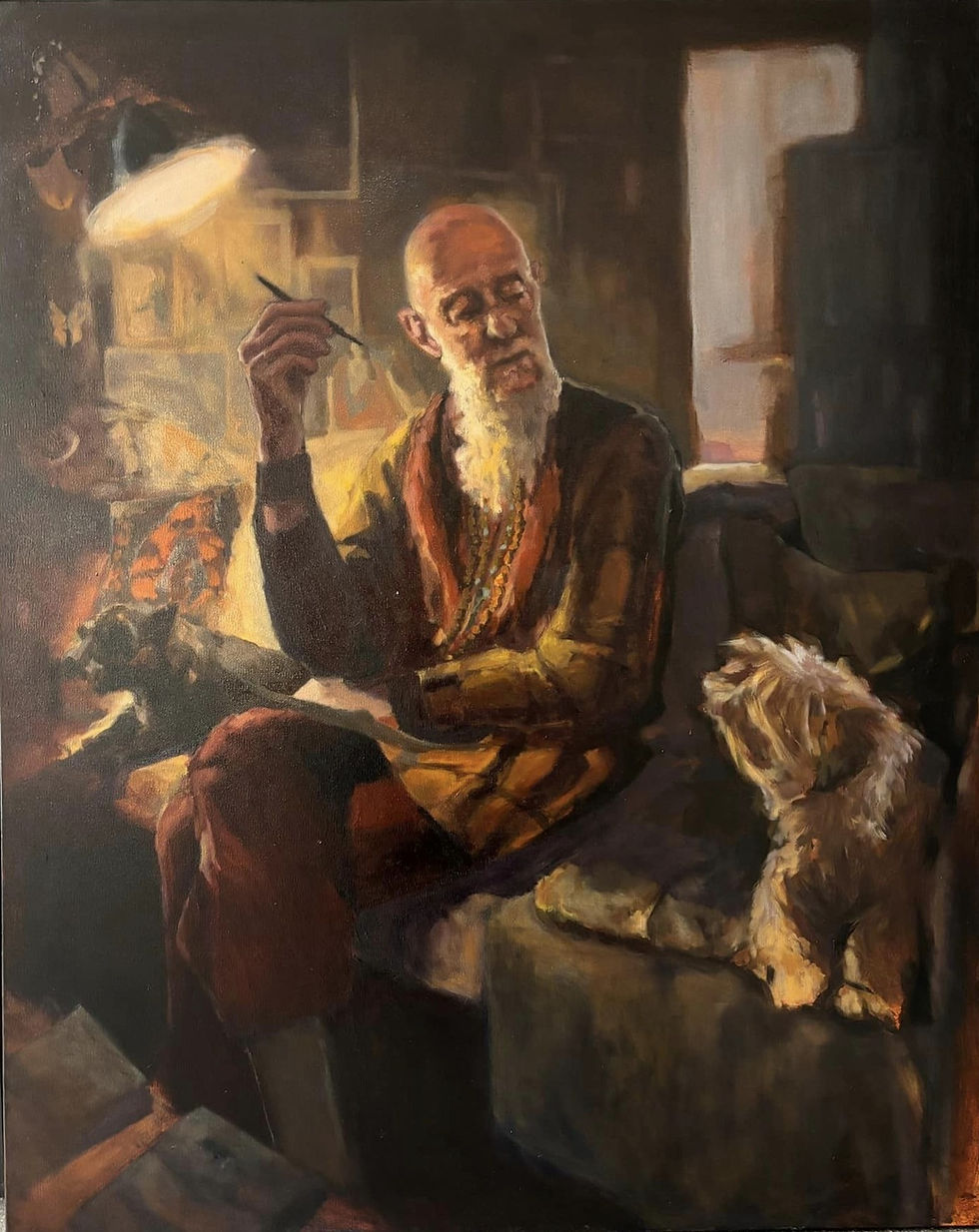 The Poet and his best friends