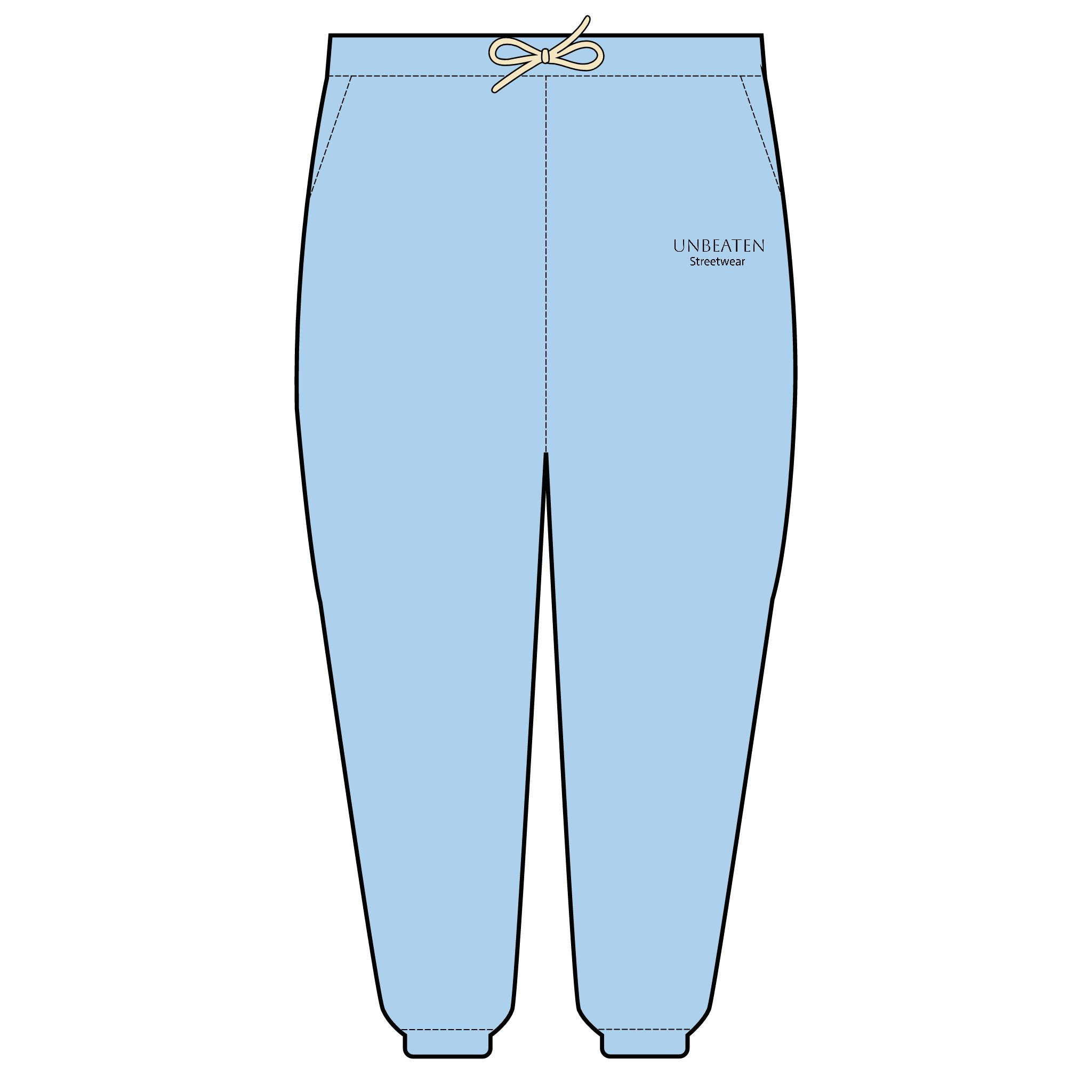 Unisex Garment-Dyed Lightweight Fleece Sweatpants