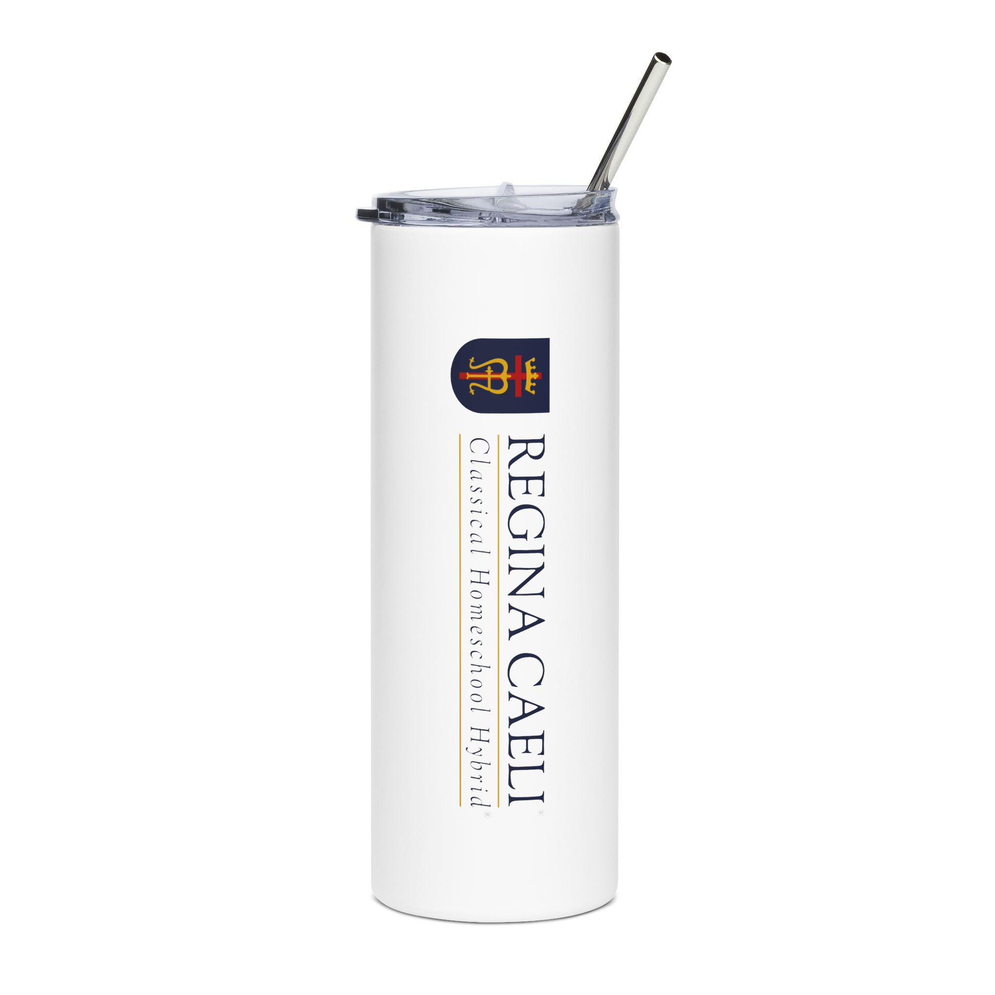Stainless Steel Tumbler, 20oz - White