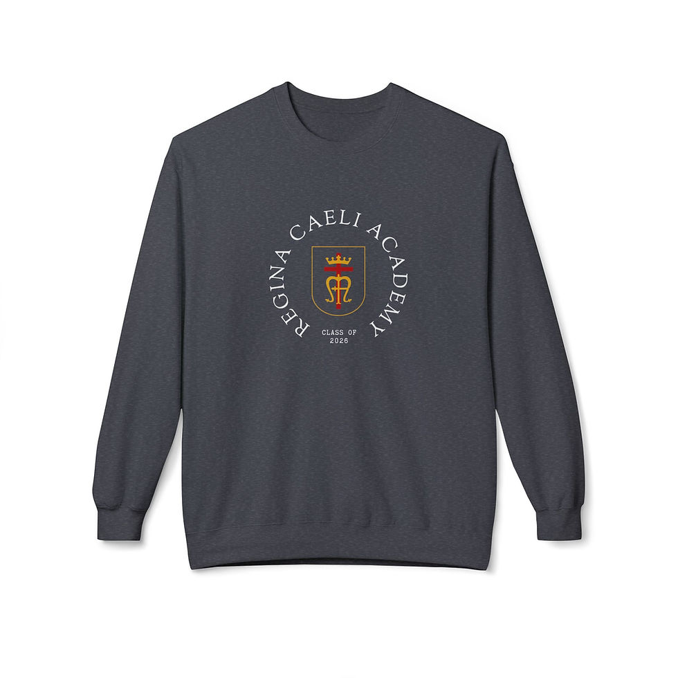 Thumbnail: Regina Caeli Academy Crewneck Sweatshirt - Round Logo
