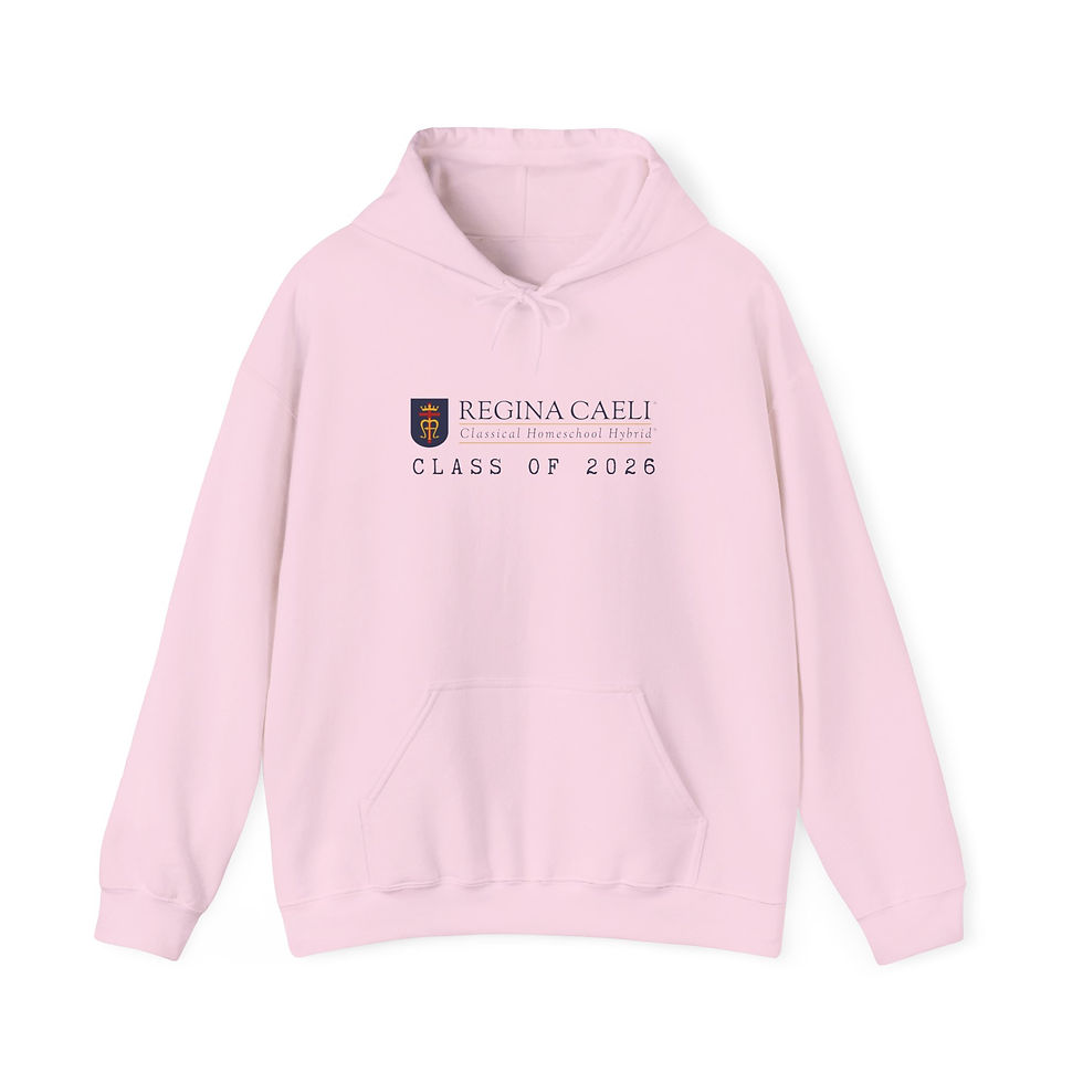 Thumbnail: Regina Caeli Academy Hoodie Sweatshirt - Standard Logo