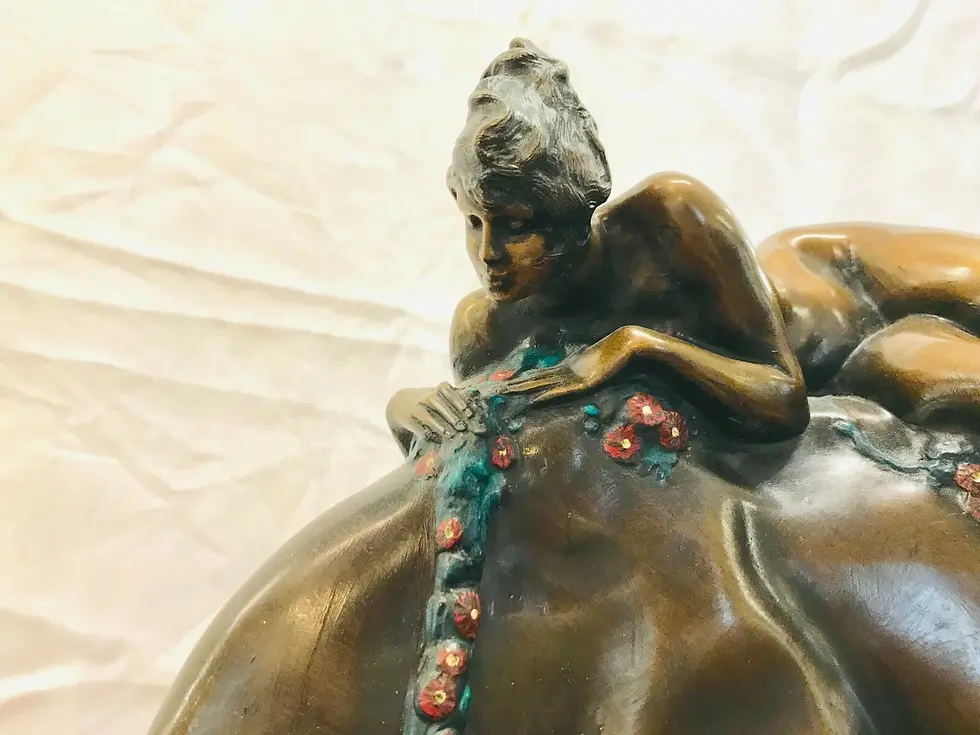 Thumbnail: Bruno Zach The Abduction Of Europa Bronze on Marble.