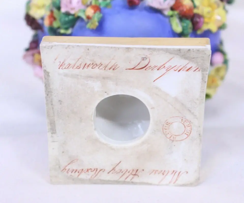 Thumbnail: Bloor Derby Vase Porcelain 19th Century English Urn Victorian