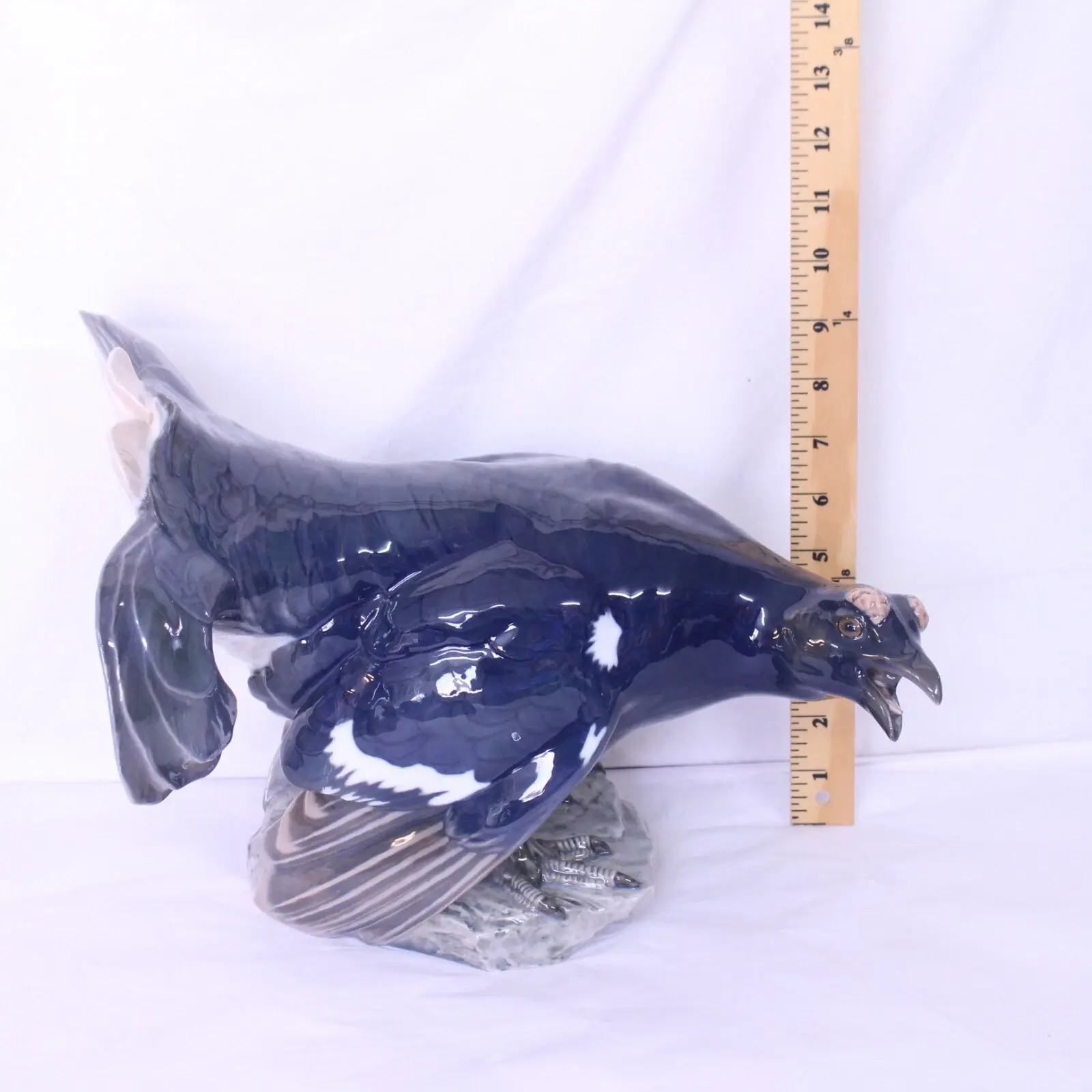 Bing & Grondahl Black Grouse 1744 Porcelain Figurine Denmark VERY RARE