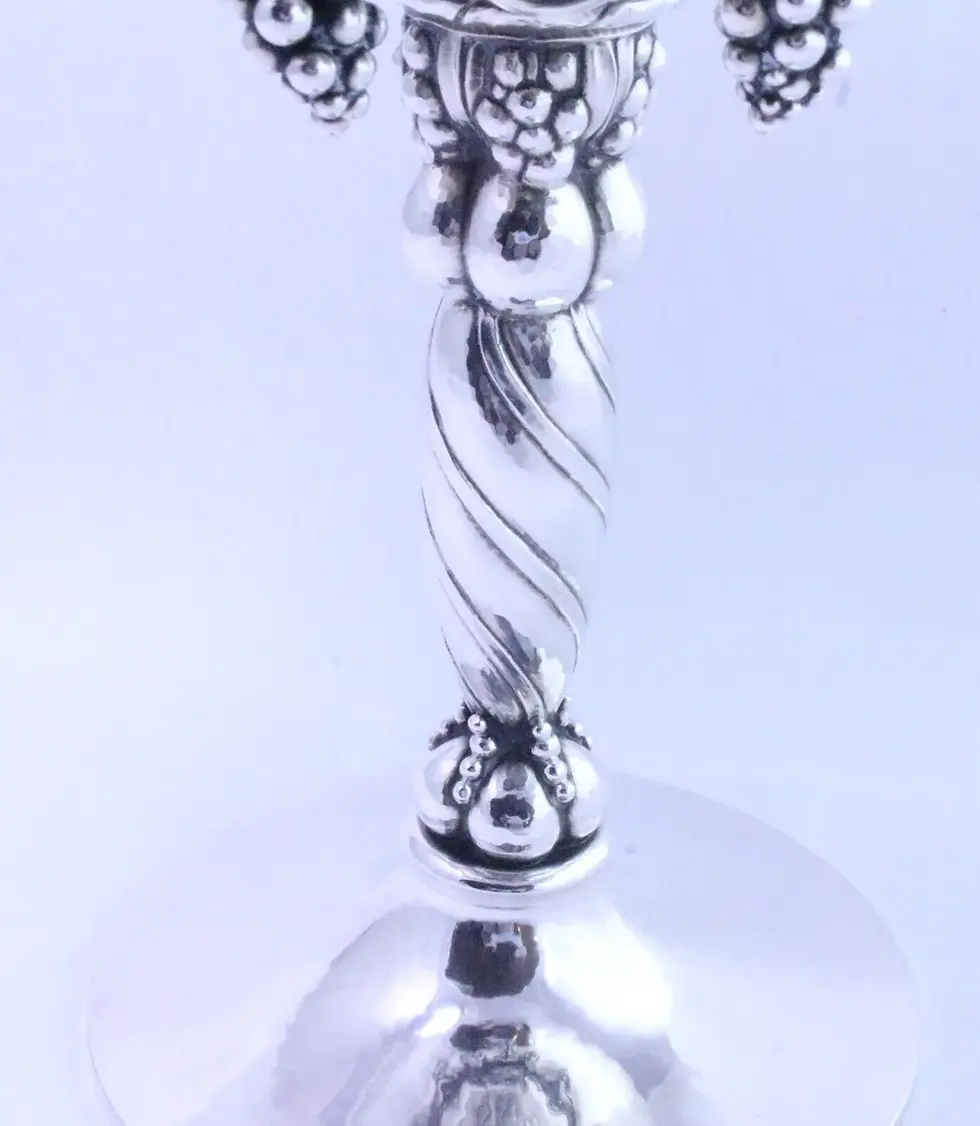 Thumbnail: Georg Jensen Sterling Silver Denmark Grape Compote / Tazza 263B