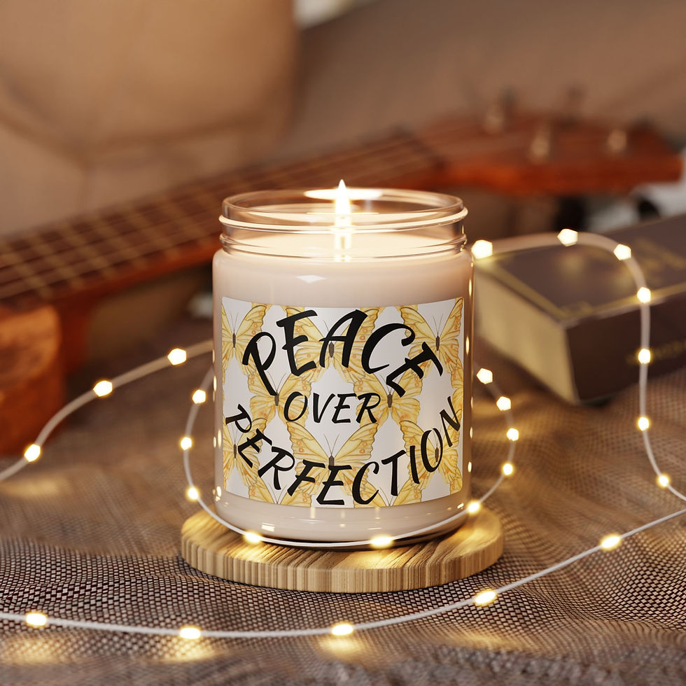Thumbnail:  Aromatherapy Soy Candle - Peace Over Perfection