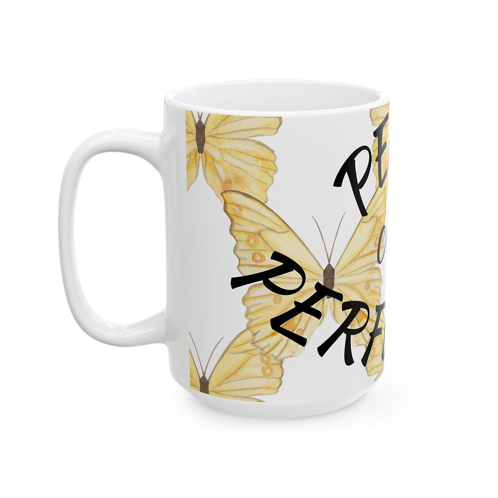 Thumbnail: Ceramic Mug - Peace Over Perfection